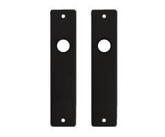Wemekamp Deurbeslag - DX kortschild, 180/41 RH, loopslot, zwart