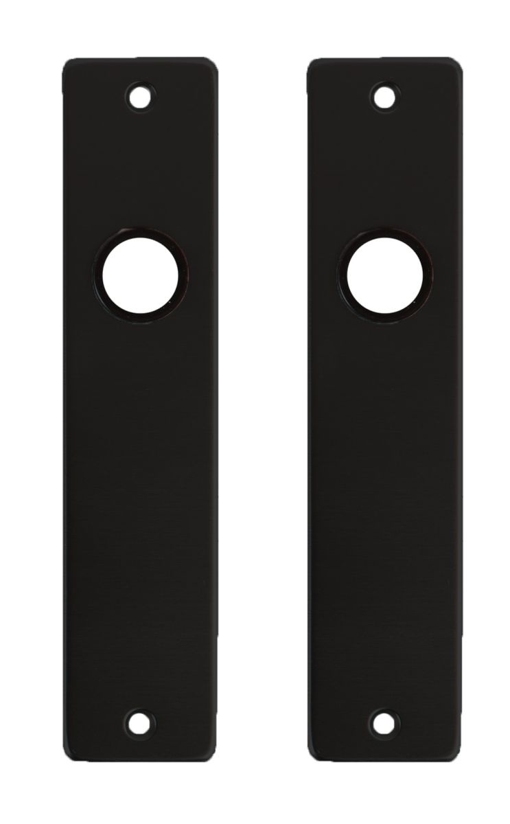 Wemekamp DX Kortschild 180/41 RH Loopslot Zwart - Deurbeslag