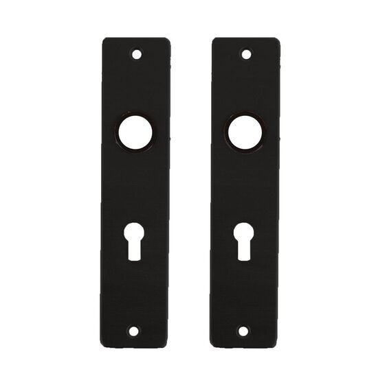 Wemekamp DX Kortschild 180/41 RH PC 72 Zwart Deurbeslag