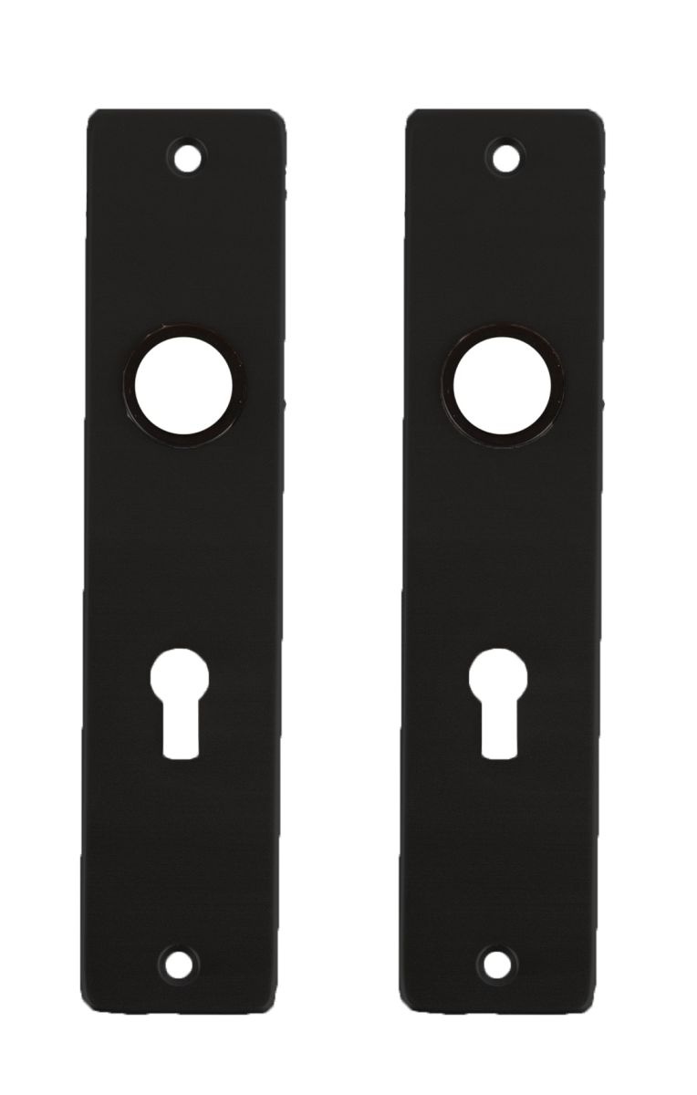 Wemekamp DX Kortschild 180/41 RH PC 72 Zwart Deurbeslag