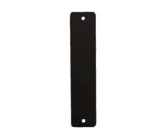 Wemekamp Deurbeslag - DX kortschild, 180/41 RH, geheel blind, zwart