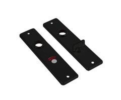 DX Kortschild WC Badkamerslot 180/41 RH Zwart