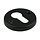 DX Afdekrozet PC Type 4 Rond Zwart