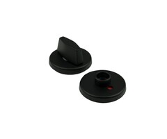 DX Klikrozetten WC 8mm Zwart