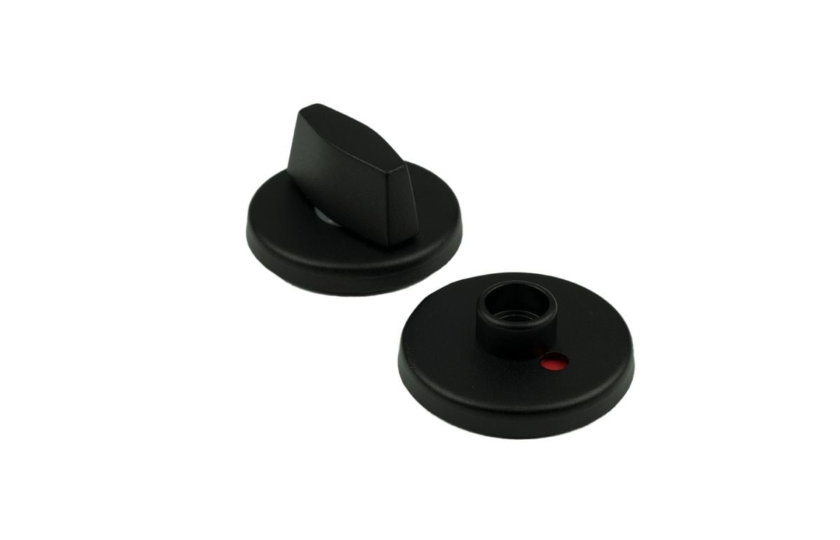 Wemekamp DX Klikrozetten WC 8mm Zwart