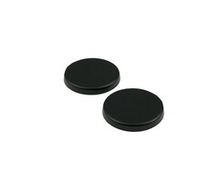 DX Klikrozetten Blind Zwart - 1 Paar