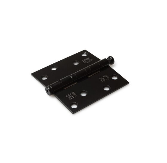 Wemekamp DX Kogellagerscharnier 89x89 mm RVS Geborsteld Zwart