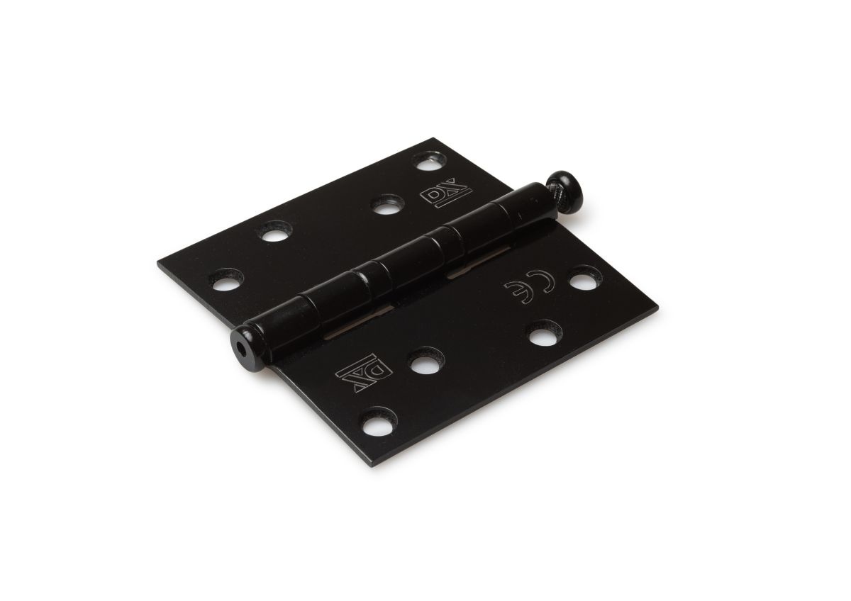 DX Kogellagerscharnier 89x89 mm RVS Geborsteld Zwart