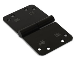 DX Kogelstiftpaumelle 150x89 mm Rechts Zwart SKG ***®