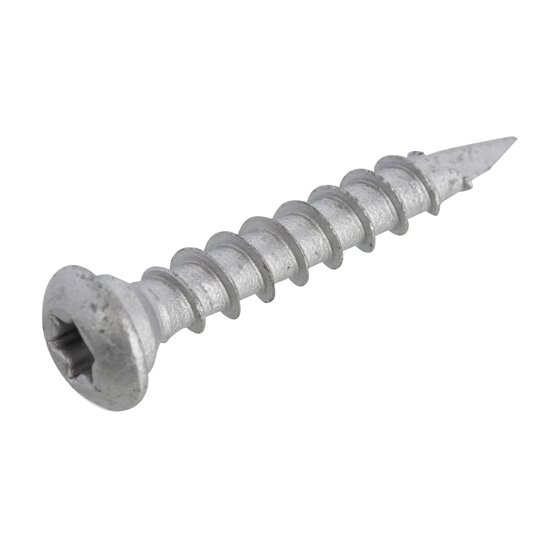 Dynaplus Schroeven - Dynaplus paalhouderschroef AR-silver OVK TX-40 8.0X50