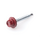 Schroeven - Profielplaatschroef zelfb. verzinkt alu. ring 14 mm SW-8 oxiderood RAL 3009 4.8X35