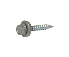 Profielplaatschroef 4.8x35 met aluminium ring - aluminium