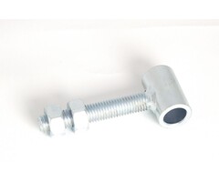 Oogschroef M14 - ø 16 mm voor poortframes met 2 moeren verzinkt