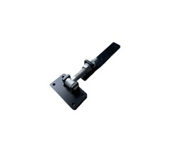 Verstelbaar poortbeslag M24 300x50x6 mm - zwart/verzinkt