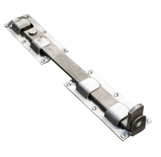 Wemekamp Klinkstellen, grendels en schuiven - Overslaggrendel RVS 450 MM