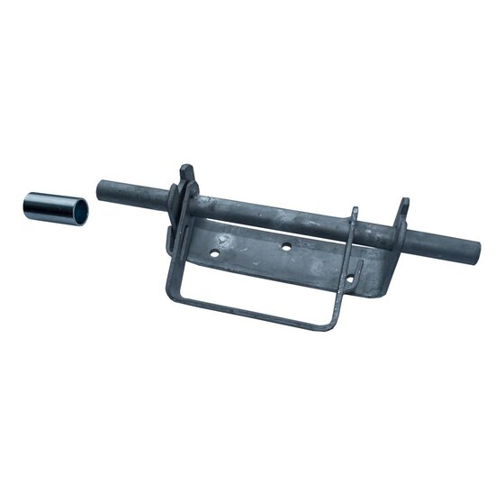 Wemekamp Klinkstellen, grendels en schuiven - Varkenshokgrendel oud model verzinkt 165 MM