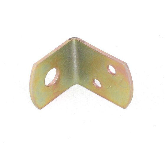 Wemekamp Schuttingbeslag en paalhouders - Uni-beslag hoek geel verzinkt 40x35x30 MM