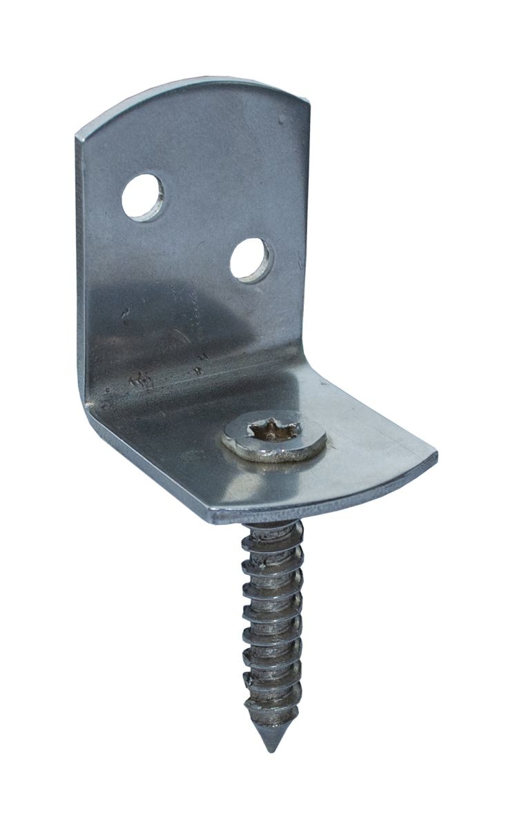 L-vlechtschermsteun RVS 40 × 35 × 30 mm