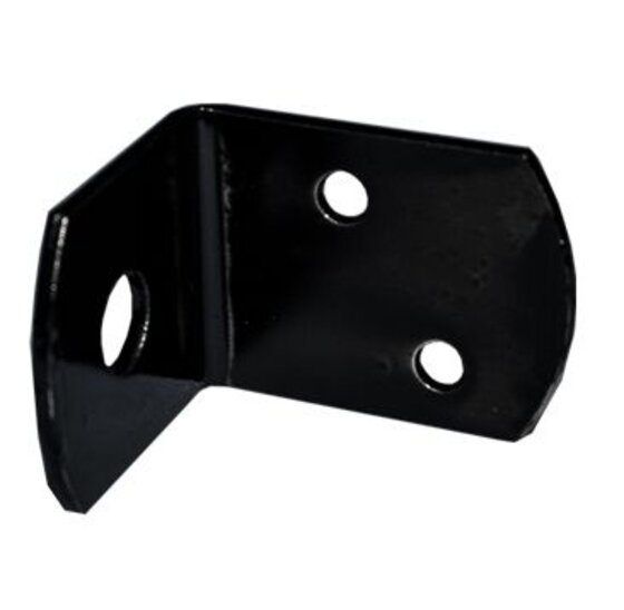 Wemekamp Schuttingbeslag en paalhouders - Uni-beslag hoek verzinkt zwart gecoat 40x35x30 MM
