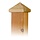 Paalkappen - Paal-ornament piramide hout 80x80 MM