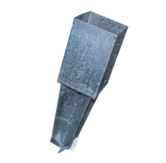 Wemekamp Schuttingbeslag en paalhouders - Betonpaalhouder thermisch verzinkt 91x91x350 MM