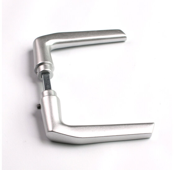 Wemekamp Deurbeslag - Deurkruk duimmodel 354 aluminium F1 deurdikte 38-45 MM