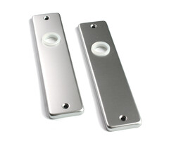 Deurbeslag - Kortschild blind 180/41 aluminium F1