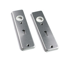 Deurbeslag - Kortschild SL56 180/41 aluminium F1