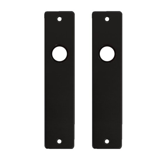 Wemekamp Deurbeslag - DX kortschild, 180/41 RH, loopslot, zwart