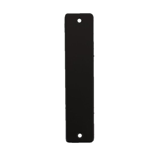 Wemekamp Deurbeslag - DX kortschild, 180/41 RH, geheel blind, zwart