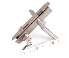 Eurofix smaldeurslot-set PC85 - kruk/schild RVS