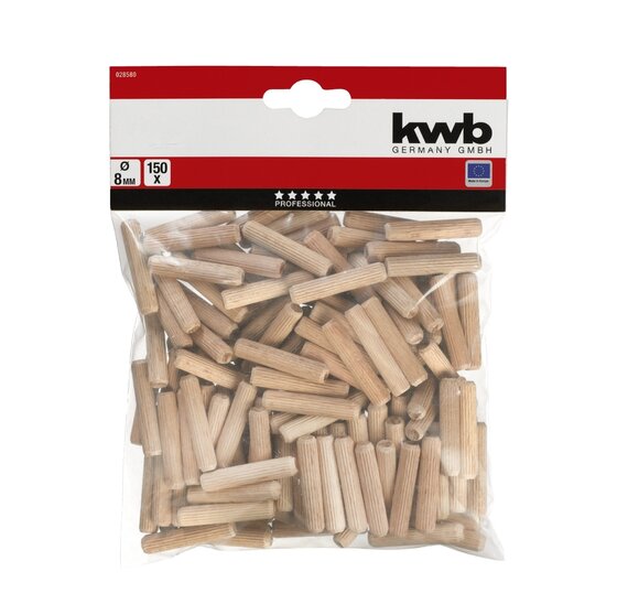 Wemekamp Overig - Deuvels hout 8 mm 150 st.