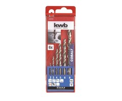 Cobalt HSS CO spiraalborenset 2.0-8.0 mm, 6-delig