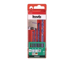 Hardsteen borenset 4.0-8.0 mm 4-delig