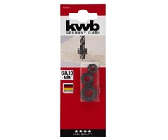 Boren - Boordiepte instelringen Ø 6, 8, 10 mm 3-delig