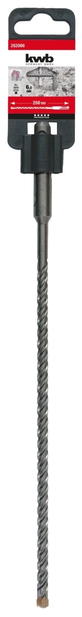 Hamerboor SDS plus 6.0x260 mm | 4-snijder CROSS-Tip