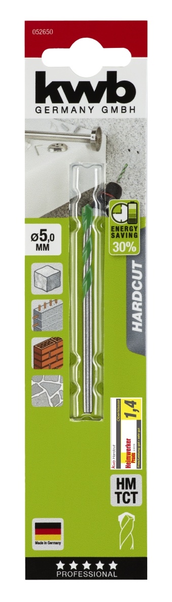 Granietboor Hardcut HM TCT 3-10mm | Energiebesparend