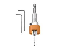 Opsteek-verzinkborenset HSS hardhout, 5.0 mm kaart