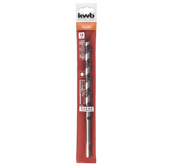 Wemekamp Boren - Slangenboor ø 14 mm 235/160 mm ZB-etuikaart