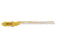Zagen - Decoupeerzaagblad hout 1.35x76 mm bochten 5 st. kaart
