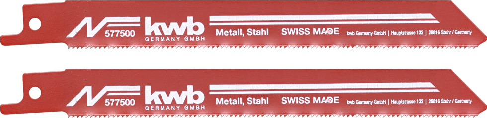 Reciprozaagblad Metaal ½" 2.0x152mm BIM 2 stuks