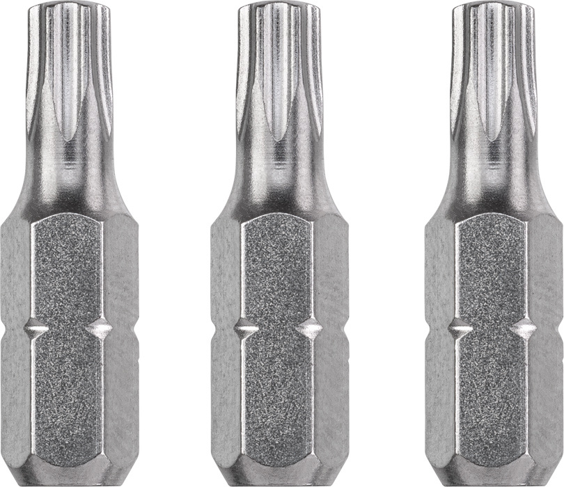 Schroefbit ¼" Torx T10 25mm 3 stuks kwb Industrial Steel