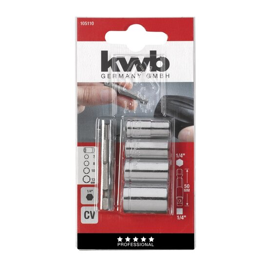Wemekamp Bits - Dopsleutelset met adapter 50 MM
