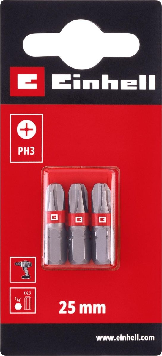 Einhell Bits Schroefbit Standaard Torx 25mm - 3 stuks