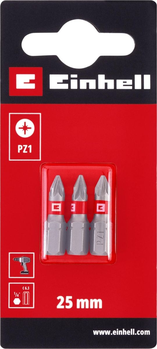 Einhell Bits Schroefbit Standaard Torx 25mm - 3 stuks