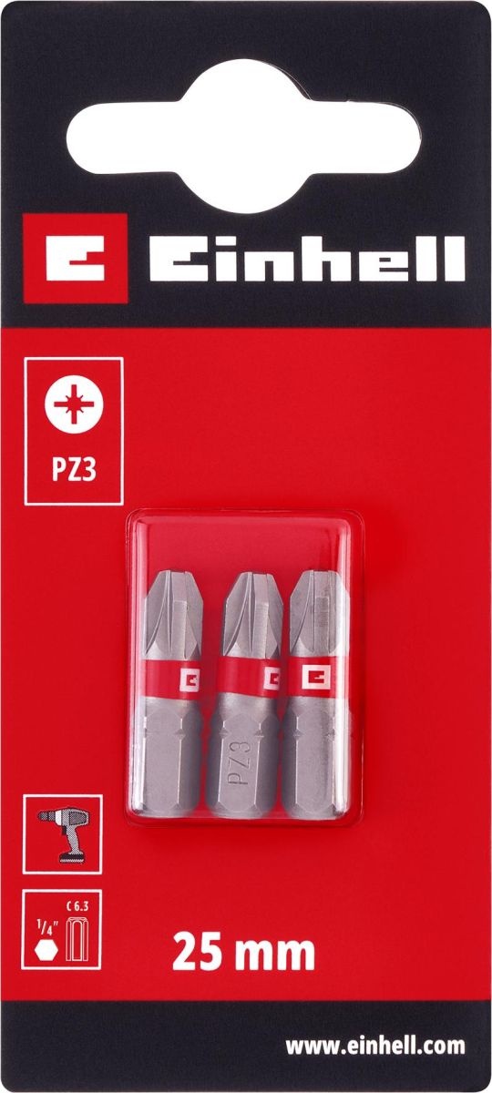 Einhell Bits Schroefbit Standaard Torx 25mm - 3 stuks