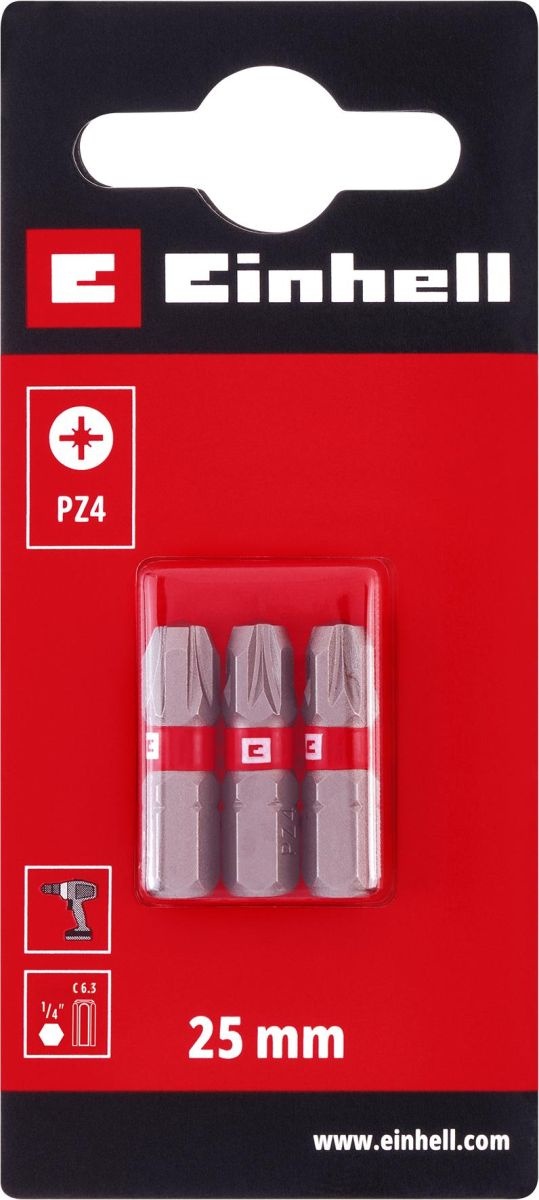 Einhell Bits Schroefbit Standaard Torx 25mm - 3 stuks