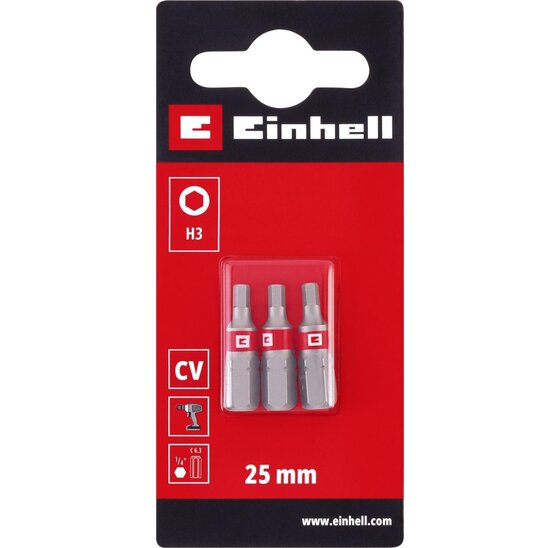 Wemekamp Bits - Schroefbit standaard 25 mm HEX3 (3 st.)