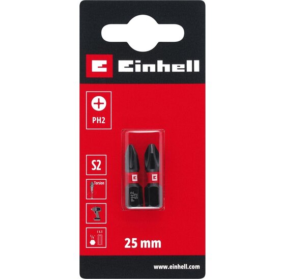 Wemekamp Bits - Schroefbit torsion 25 mm PH2 S2 (2 st.)