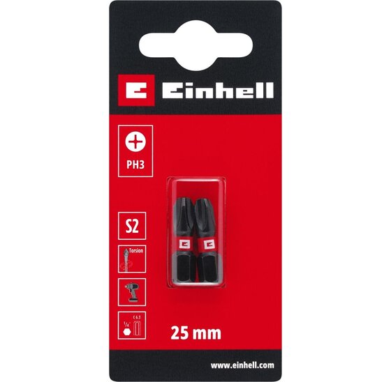 Wemekamp Bits - Schroefbit torsion 25 mm PH3 S2 (2 st.)